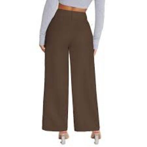 LAUREN RALPH LAUREN 14 Wide Leg Stretch High Waisted Trouser Pants - Picture 9 of 10